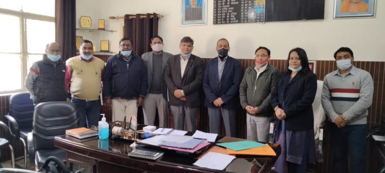 Meeting with District Health team -Assessment of Health and Wellness Center - Uttar Pradesh -February 2021