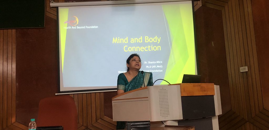 Lecture on Mind-Body connection - Mental health program